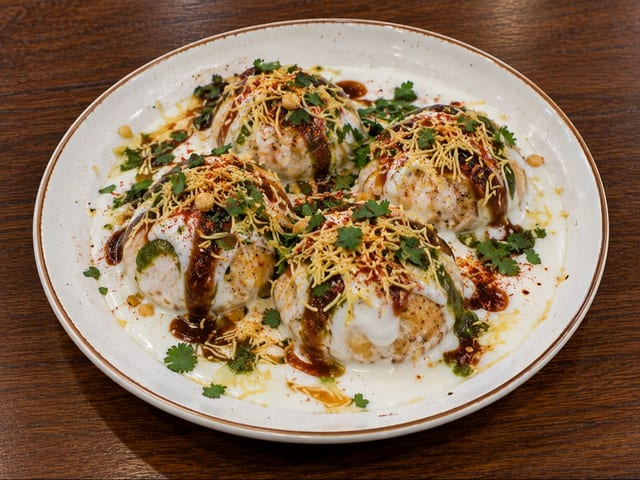 Dahi Bhalla Chaat (4 Pcs).