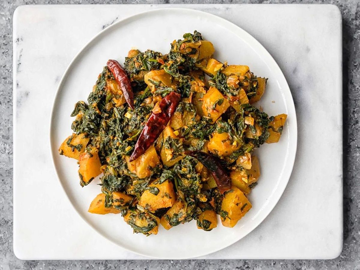 27. Aloo Palak