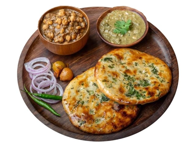 14. Amritsari Kulcha Combo Thali.