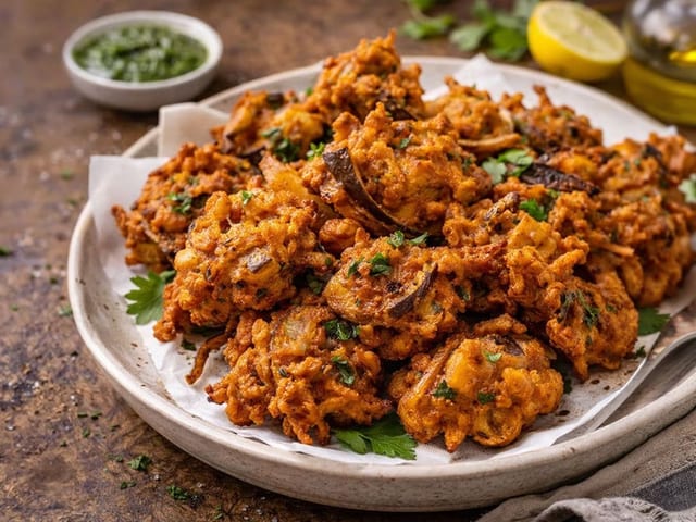 10. Vegetable Pakora (Full Plate).