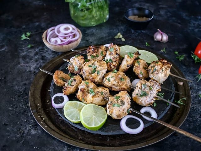Chicken Grilled Malai Tikka(8)