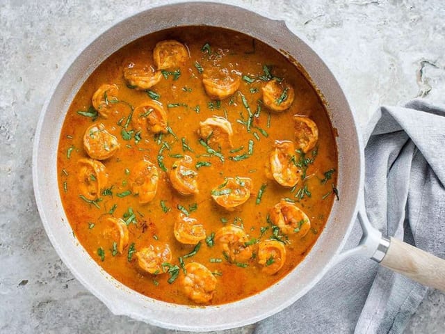 Shrimp Korma.