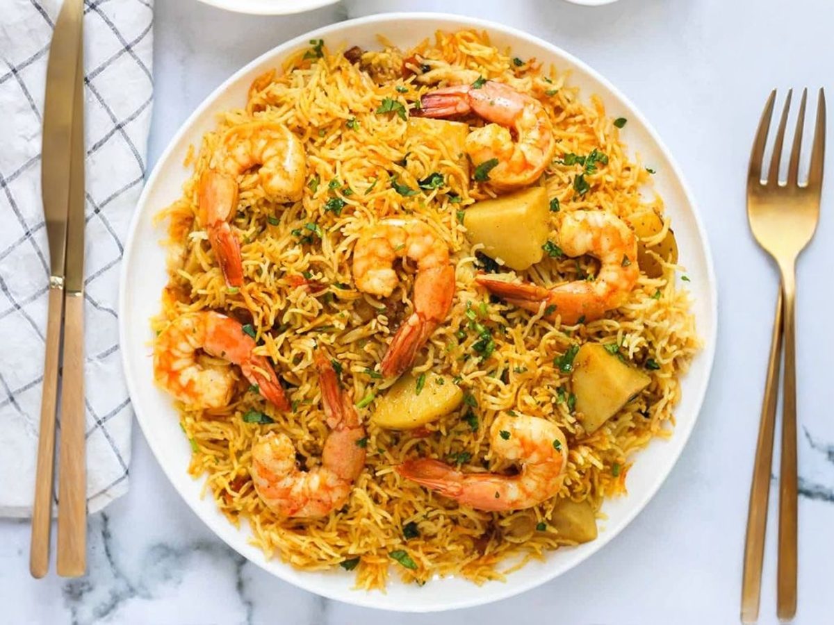 Shrimp Biryani