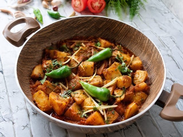 26. Aloo Karahi.